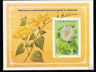 St. Thomas & Prince Is. 1979  Flowers Plant Sc 507 M/s # 7729