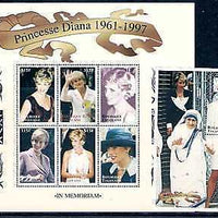 Togo 1998 Diana & Mother Teresa 3 Sheetlet+3 M/s MNH