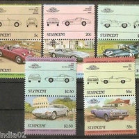 St. Vincent 1985 Motor Cars Automobile Transport 10v MNH # 3280