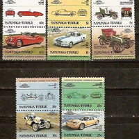 Tuvalu - Nanumaga 1985 Cars Automobile Transport 10v MNH # 3324