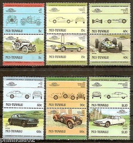 Tuvalu - Nui 1985 Cars Automobile Transport 12v MNH # 3170