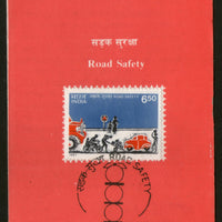 India 1991 Road Traffic Safety Phila-1265 Cancelled Folder