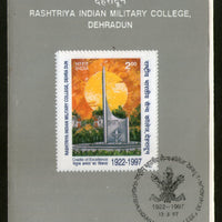 India 1997 Indian Military College Dehradun Phila-1533 Cancelled Folder