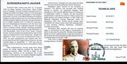 India 2011 Surendra Nath Jauhar Phila-2717 Cancelled Folder