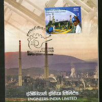 India 2015 Engineers India Limited Industry Machine Oil Refinery Cancelled Folder
