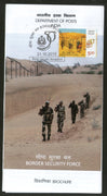 India 2015 Border Security Force BSF Camel Military Desert Cancelled Folder