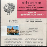 India 1983 Varanasi Ghats Tourism Phila-944 Cancelled Folder