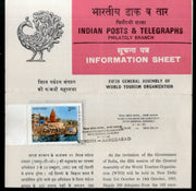 India 1983 Varanasi Ghats Tourism Phila-944 Cancelled Folder