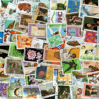 Cuba 70 Diff. Used Stamps on Olympic Painting Birds Animal Dog Cats Flowers Fish - Phil India Stamps
