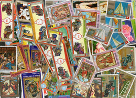 Equatorial Guinea 90 Diff. Used Stamps on Ship Flower Roses Painting Olympic Car