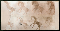 India 2006 Mongolia Joints Issue Art & Craft Horse Phila-2205 Setenant FDC