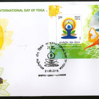 India 2015 International Day of Yoga Fitness Health Phila 2991 M/s on FDC