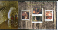 India 2017 Caves of Meghalaya Rock Mountain Nature M/s on FDC # F3276 - Phil India Stamps