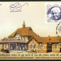 India 2018 South Africa Joints Issue Mahatma Gandhi Nelson Mandela 2v FDC