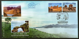 India 2018 Holiday Destinations City Palace Udaipur Tourism Stone Chariot Hampi FDC