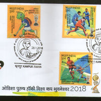 India 2018 Odisha Men’s Hockey World Cup Turtle Sports Sikhism 5v FDC
