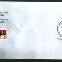 India 2019 Air Force Marshal Arjan Singh DFC Sikhism Medal FDC