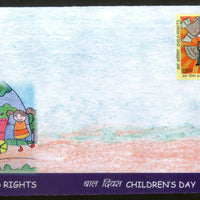 India 2019 Child Rights Children's Day Painting 2v FDC