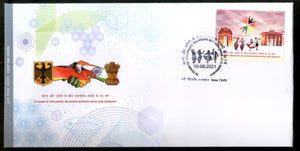 India 2021 70 Years of Diplomatic Relation Between India And Germany Dance Monuments FDC