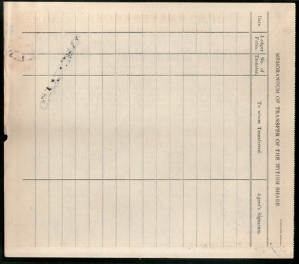 India 1950's Chinubhai Naranbhai & co. Share Certificate with Revenue Stamp # FA-19 - Phil India Stamps