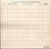 Certificat d'actions de Marmo &amp; Granite Ltd., Inde, 1993, avec timbre fiscal n° FA2