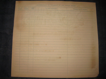 India 1950's Shri Ambica Mills Limited Share Certificate Hindu Goddess # FB011 - Phil India Stamps