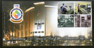 Fiji 2021 150 Years of Postal Services 4v FDC # 164