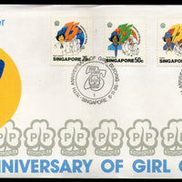 Singapore 1985 Girl Guiding Scout Sc 473-76 FDC # F176