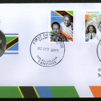 Tanzania 2019 Mahatma Gandhi of India 150th Birth Anniversary Flag 3v FDC # 193