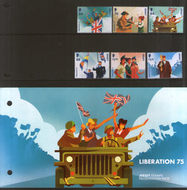 Jersey 2020 Jersey Liberation 75th Anni. Flag 6v Presentation Pack MNH # 227