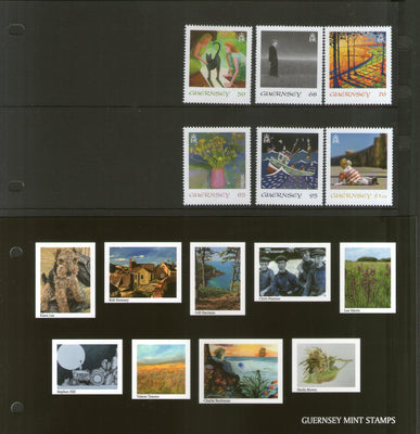 Guernsey 2020 SEPAC Art Work Collection Painting 6v Presentation Pack MNH # 245