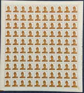 India 2001 8th Definitive Series - 100p Subhas Chandra Bose Phila-D157 full sheets MNH # 112