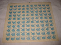 India 1982 6th Def. Series - 5p Fish LITHO WMK Up Right 1v  Phila-D115/SG938 Full Sheet of 100 MNH