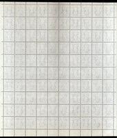 India 2000 100p Ashokan Service WMK To Left Phila S281 Full Sheet of 100 Stamps MNH # 24