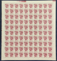 India 2002 9th Definitive Series - 200p Roses Phila-D163 full sheets MNH # 84