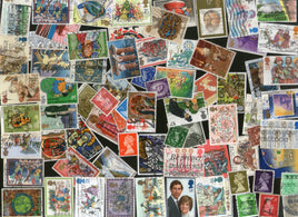 Great Britain 75 Different Used Stamps on Christmas Diana Bird Butterfly - Phil India Stamps