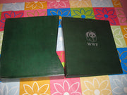 WWF 4 Ring Hard Bound Imported Binder for a refill with Slipcase