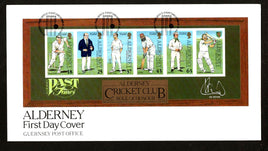 Alderney 1997 Alderney Cricket Club Sport Player Umpire Sc 105a M/s on FDC # 543