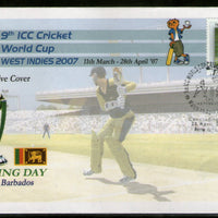 Nepal 2007 ICC Cricket World cup Concluding Day Special Cover # 658
