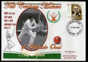 Australia 2001 Cricket Test Century Makers of Adelaide Oval – Asif Iqbal of Pakistan Special Cover # 665