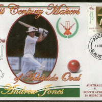Australia 2001 Cricket Test Century Makers of Adelaide Oval – Andrew Jones Special Cover # 677
