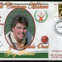 Australia 2001 Cricket Test Century Makers of Adelaide Oval – Greg Ritchie Special Cover # 678