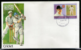 Tuvalu – Nukulaelae 1984 Cricket T.G. Evans Wicket Keeper Sport 2v FDC  # 723