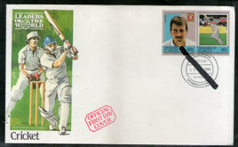 St. Vincent Grenadines 1985 Cricket Famous Players L Potter 2v FDC # 724