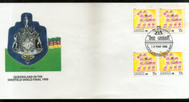 Australia 1988 Cricket Queensland in Sheffield Shield Final Sport Special Cover # 744
