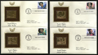 USA 1998 Music Series Gospel Singers Jackson Gold Replicas Cover Sc 3216-19 # 172 - Phil India Stamps