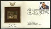 USA 1996 Music Series Songwriters Dorothy FieldS Gold Replicas Cover Sc 3102 # 176 - Phil India Stamps