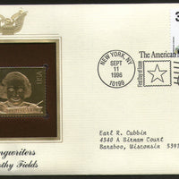 USA 1996 Music Series Songwriters Dorothy FieldS Gold Replicas Cover Sc 3102 # 176 - Phil India Stamps