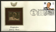 USA 1996 Music Series Songwriters Johnny Mercer Gold Replicas Cover Sc 3101 #179 - Phil India Stamps