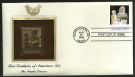 USA 1998 Painting by The Freake Limner Art Gold Replicas Cover Sc 3236b # 196 - Phil India Stamps